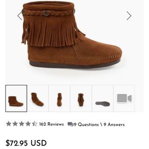 Minnetonka Braided Moccasin Booties